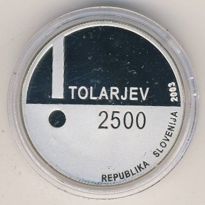 Словения 2500 толаров 2003 год