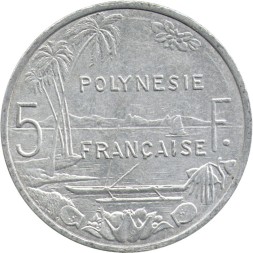Французская Полинезия 5 франков 2006 год