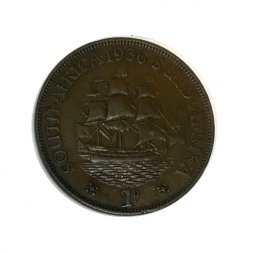 ЮАР 1 пенни 1936 год - Корабль