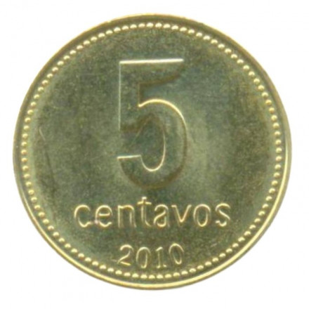 Аргентина 5 сентаво 2010 год