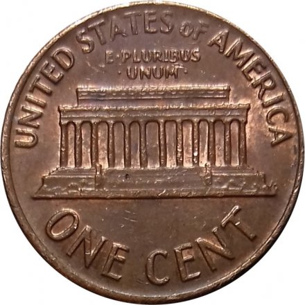 США 1 цент 1972 год - Авраам Линкольн (S)