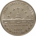 США 1/2 доллара 1989 год - 200 лет Конгрессу (D)