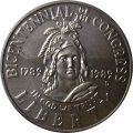США 1/2 доллара 1989 год - 200 лет Конгрессу (D)