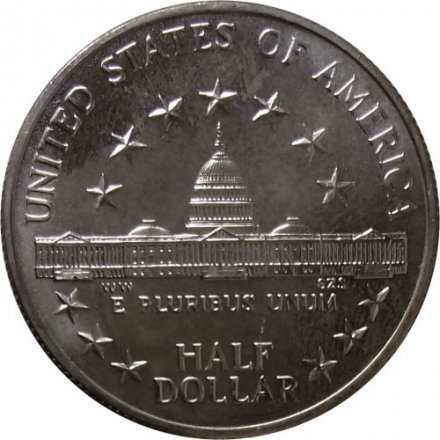 США 1/2 доллара 1989 год - 200 лет Конгрессу (D)