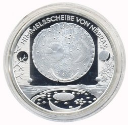 Германия 10 евро 2008 год - Небесный диск из Небры