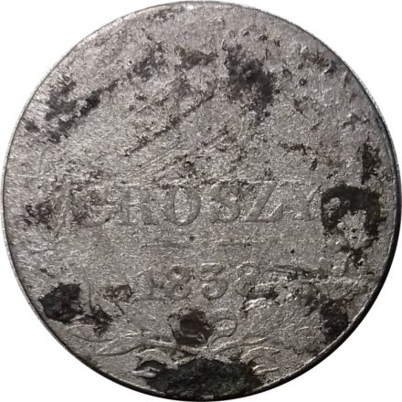Польша 10 грошей 1838 год (MW) - VG