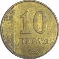 Таджикистан 10 дирам 2011 год