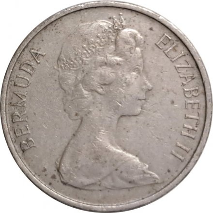 Бермудские острова 5 центов 1975 год