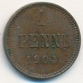 Финляндия 1 пенни 1904 год