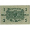 Германия 1 марка 1914 год - синяя печать - XF