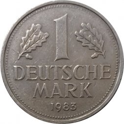 ФРГ 1 марка 1983 год (G)