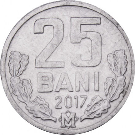 Молдавия 25 бани 2017 год 