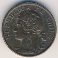 Чили 2 сентаво 1919 год