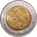 Мексика 2 песо 2013 год - Хохлатый сокол UNC