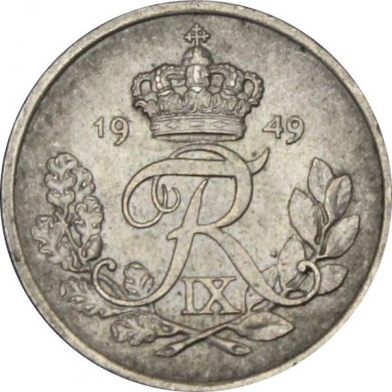 Дания 10 эре 1949 год