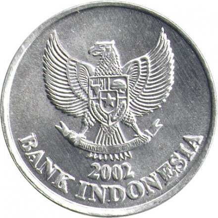 Индонезия 50 рупий 2002 год UNC