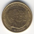 Дания 20 крон 2004 год - Свадьба Принца Фредерика и Мисс Мэри Дональдсон