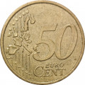 Франция 50 евроцентов 2001 год