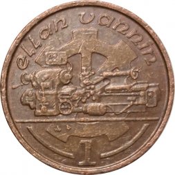 Остров Мэн 1 пенни 1988 год (AD)