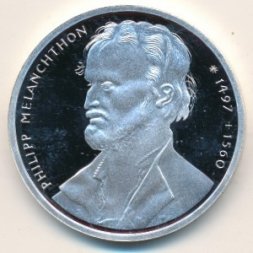 ФРГ 10 марок 1997 год - 500 лет со дня рождения Филиппа Меланхтона (A)