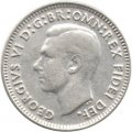 Австралия 3 пенса 1949 год - Король Георг VI