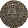 Германия 1 марка 1896 год (отметка монетного двора &quot;E&quot;)