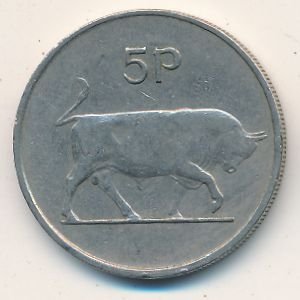 Ирландия 5 пенсов 1969 год