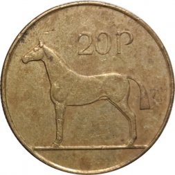 Ирландия 20 пенсов 1996 год - F