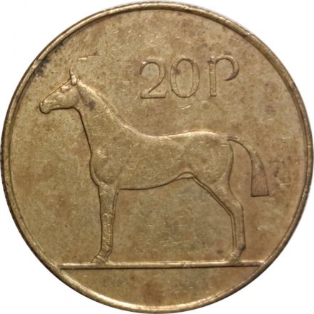 Ирландия 20 пенсов 1996 год - F