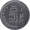 Мексика 5 сентаво 1995 год