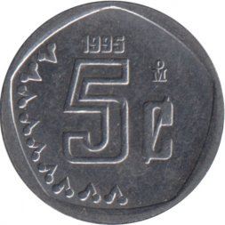 Мексика 5 сентаво 1995 год