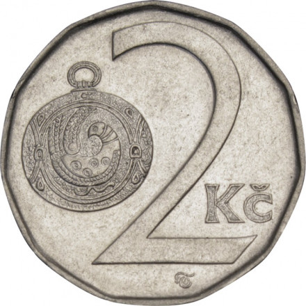 Чехия 2 кроны 1998 год