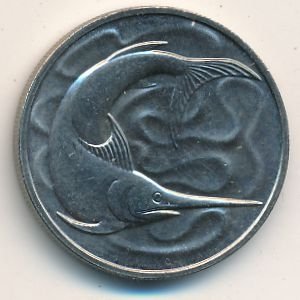 Сингапур 20 центов 1974 год