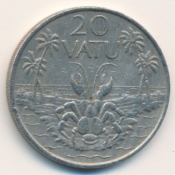 Монета Вануату 20 вату 1990 год