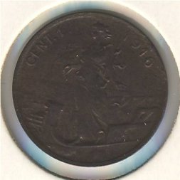Италия 1 чентезимо 1916 год