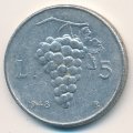 Италия 5 лир 1948 год