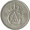Швеция 10 эре 1966 год