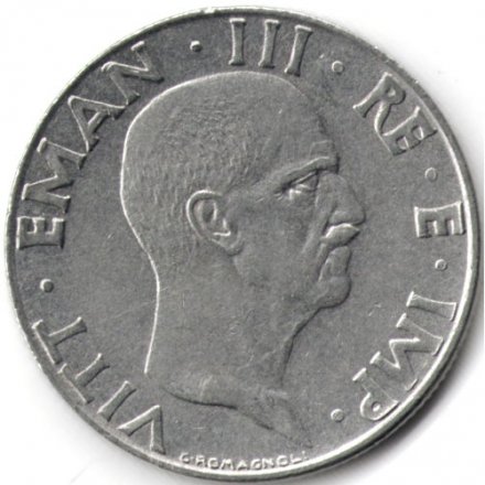 Италия 50 чентезимо 1940 год (магнетик)