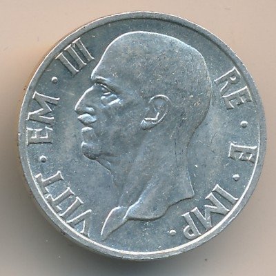 Италия 5 лир 1936 год