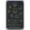 Набор из 8 монет Швейцария 1985 год - proof (в банковской упаковке)
