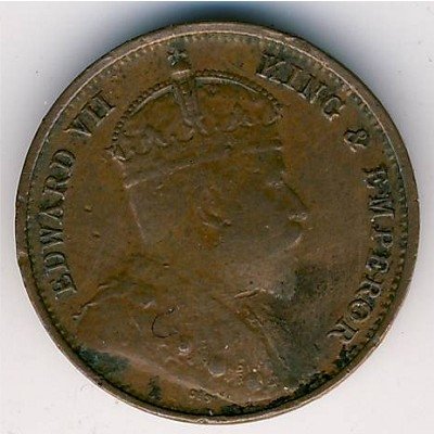 Цейлон 1/2 цента 1905 год