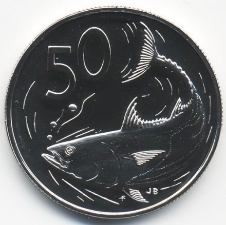 Острова Кука 50 центов 1975 год - Тунец