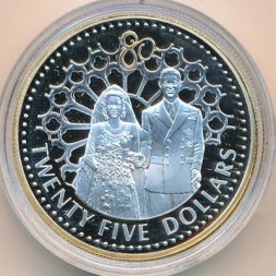 Соломоновы острова 25 долларов 2006 год