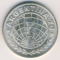 Аргентина 3000 песо 1977 год