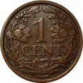 Нидерланды 1 цент 1929 год