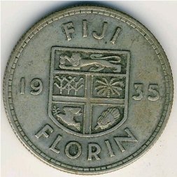 Фиджи 1 флорин 1935 год