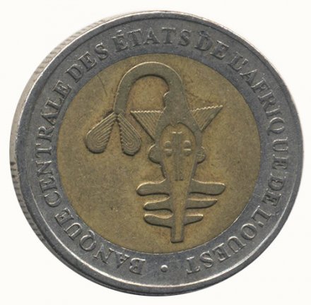 Западная Африка 200 франков 2005 год