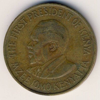 Кения 10 центов 1977 год