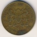 Кения 10 центов 1977 год