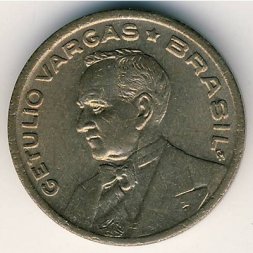 Бразилия 20 сентаво 1942 год